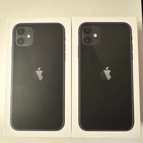 Apple Other - iPhone 11 Black (2) BOXES ONLY Empty, One is 64 GB and 128 GB boxes only